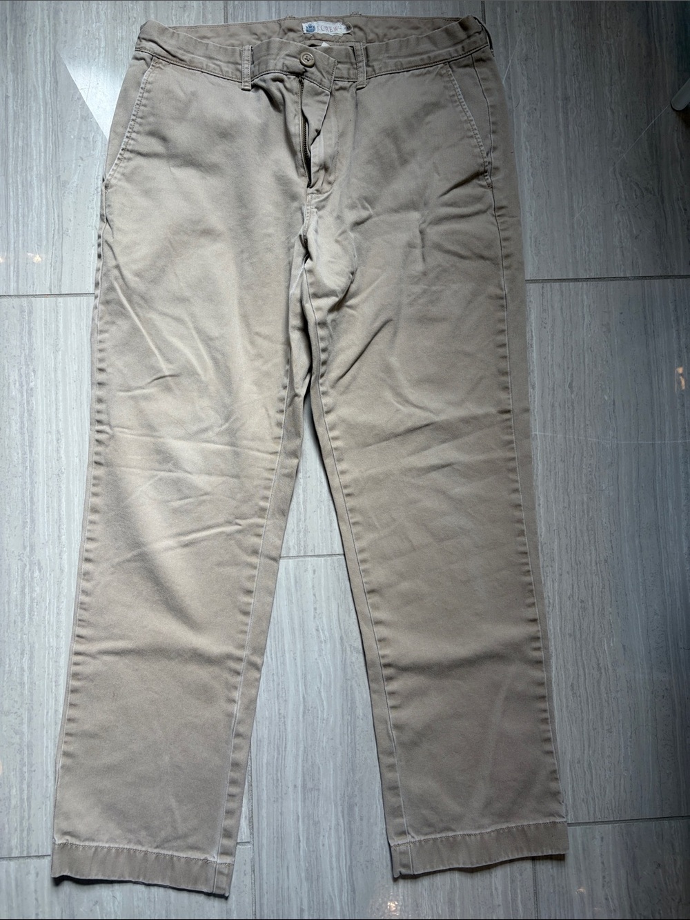 J. Crew Men's Khaki Chino Pants - Light Tan